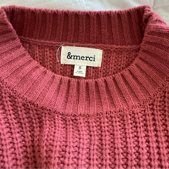 &merci Dusty Pink Sweater - Picture 7 of 8